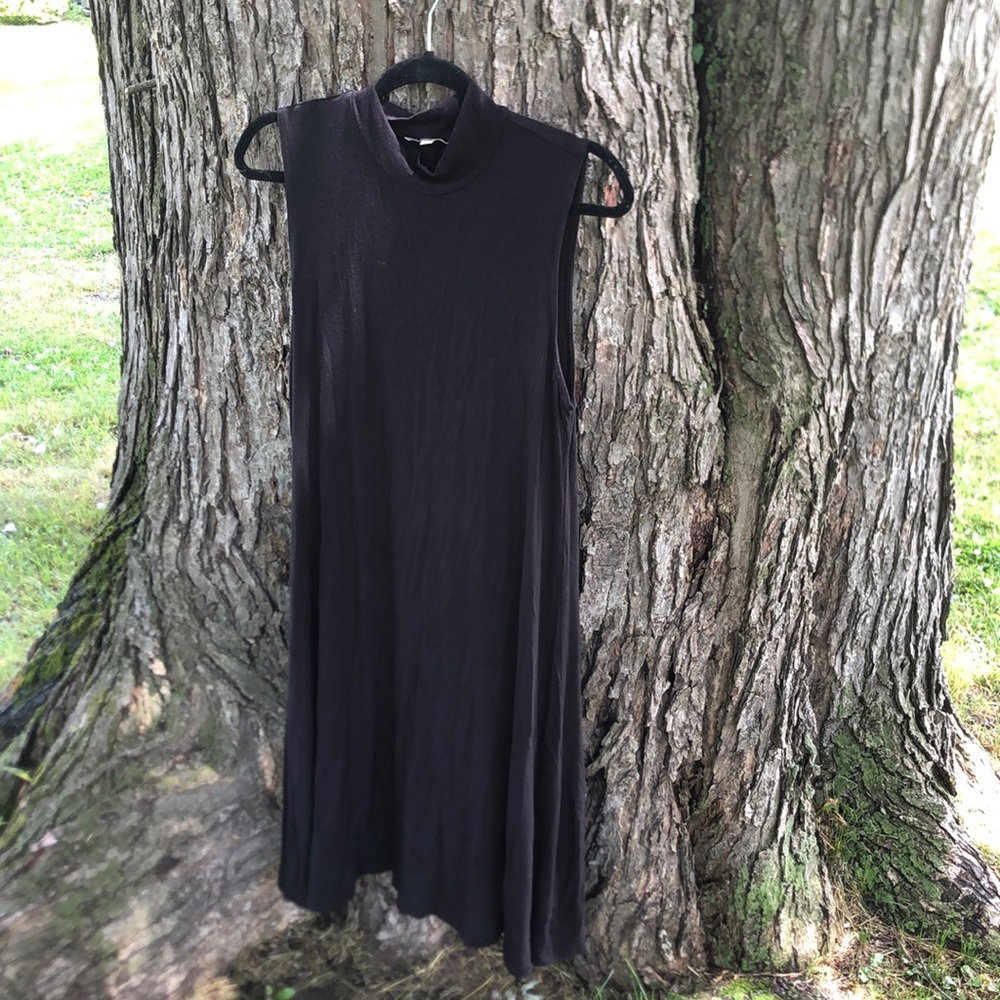 Joan Vass studio turtleneck tank dress